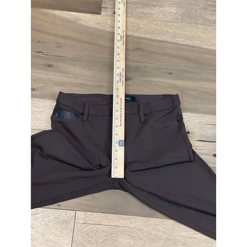 Calvin Klein Jeans Soft Stretch Brown Ankle Pants Size 10 Casual Basic Career